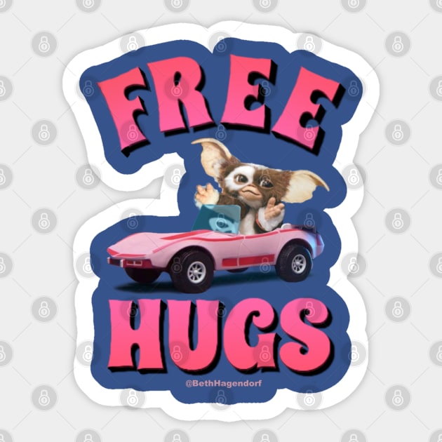 Free Hugs Sticker by BethHagendorf